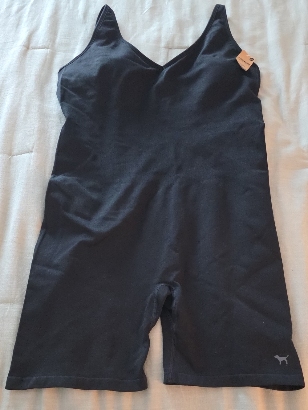 PINK Active Victoria's Secret Black Onesie Shorts